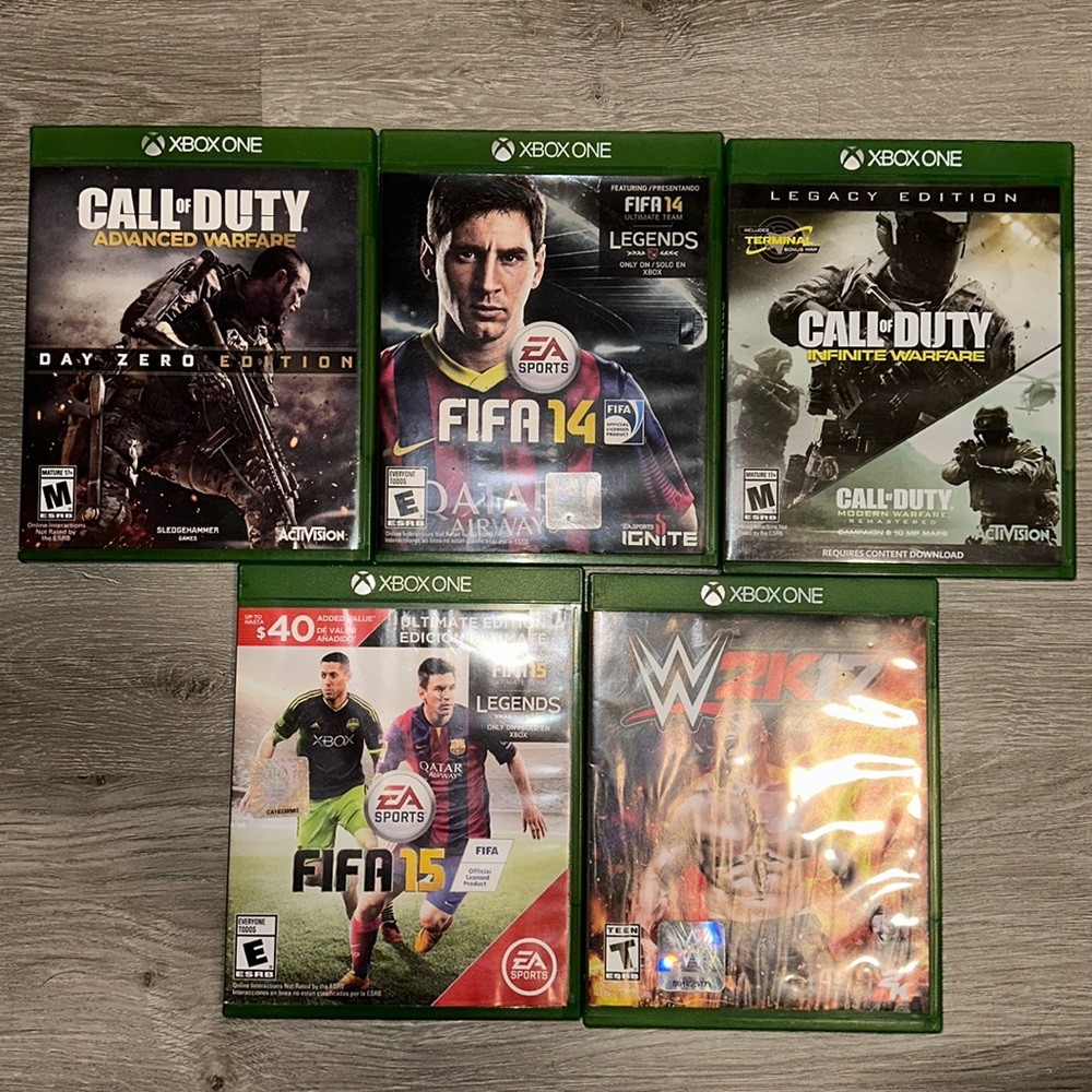 5 Xbox one games